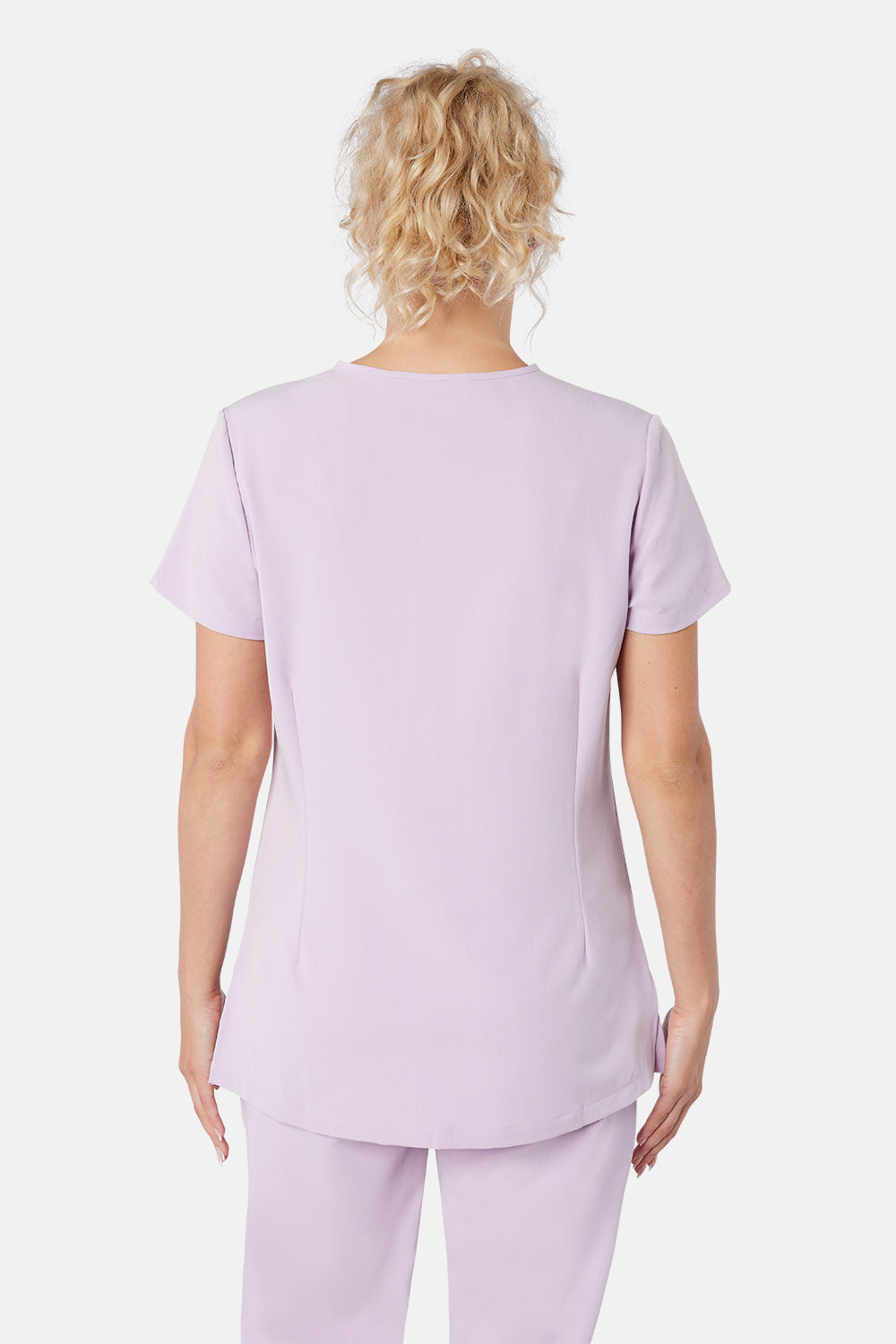 Blush Pink Ari Two Pocket Scrub Top - Beh-Ari