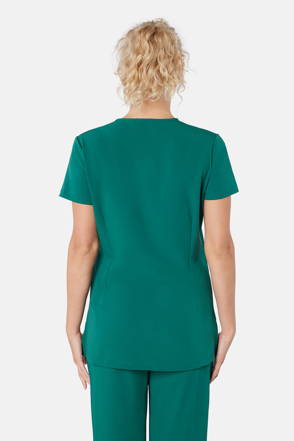Hunter Green Ari Two Pocket Scrub Top - Beh-Ari