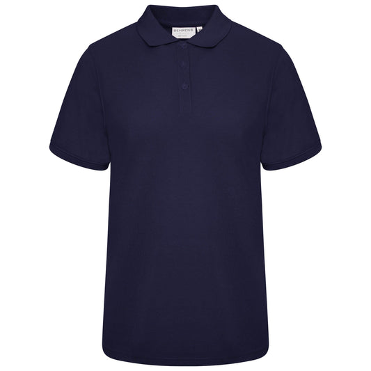 Dark Navy Pique Womens Polo