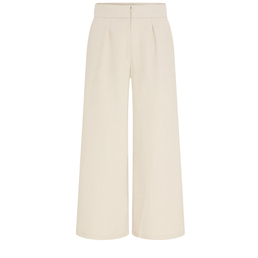 Natural Ivy Culotte Trouser