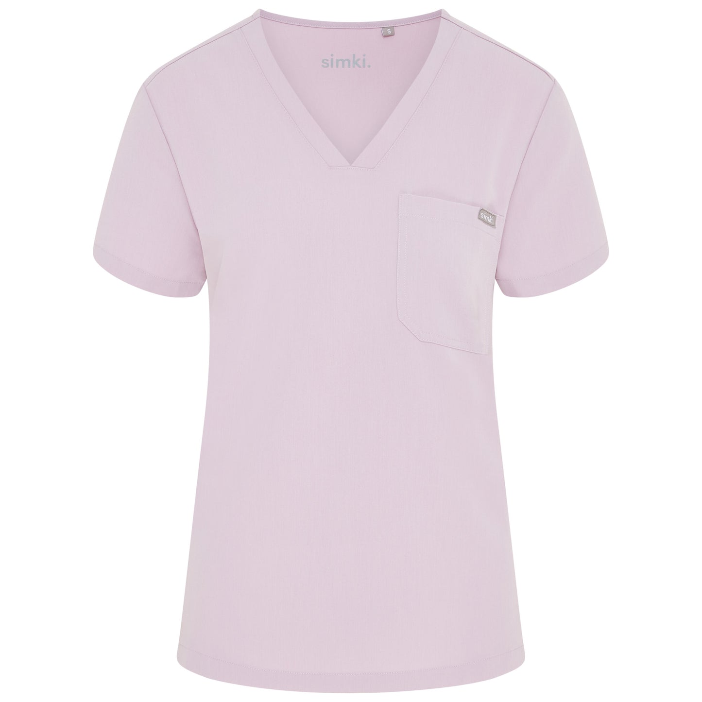 Blush Pink Nova One Pocket Scrub Top - Beh-Nova