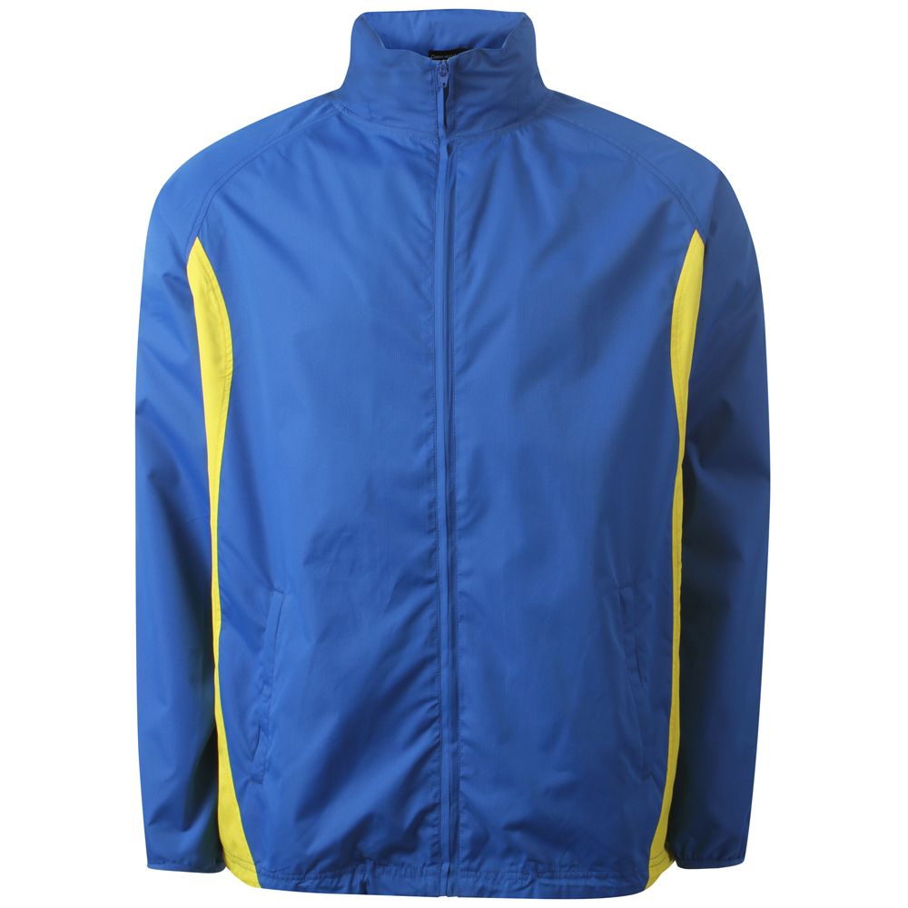 Royal/Yellow Tracksuit Top/rain Jacket