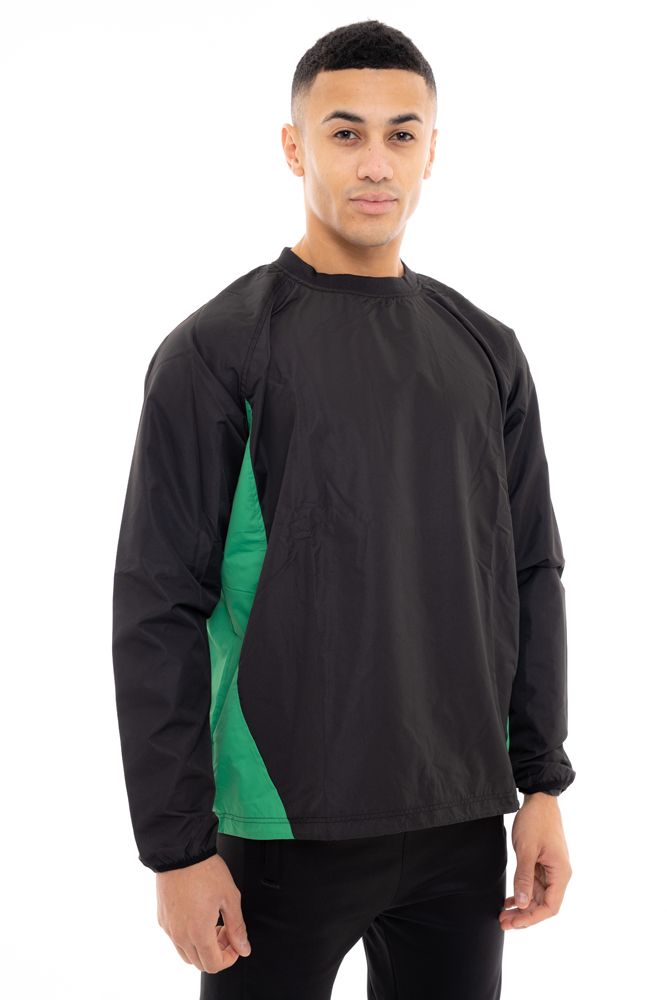 Black/Emerald Windbreaker/contact Top