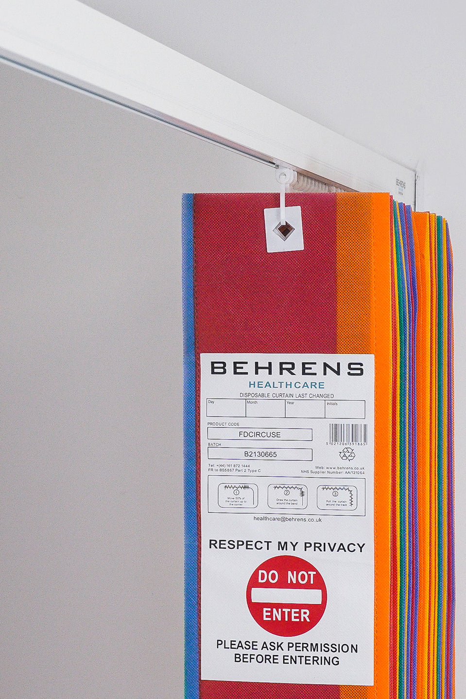 Circus FR Disposable Curtain - Eyelets