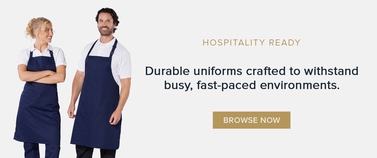 Hospitality Ready | Durable Uniforms Crafted To Withstand Busy, Fast-Paced Environments | Browse Now | Behrens