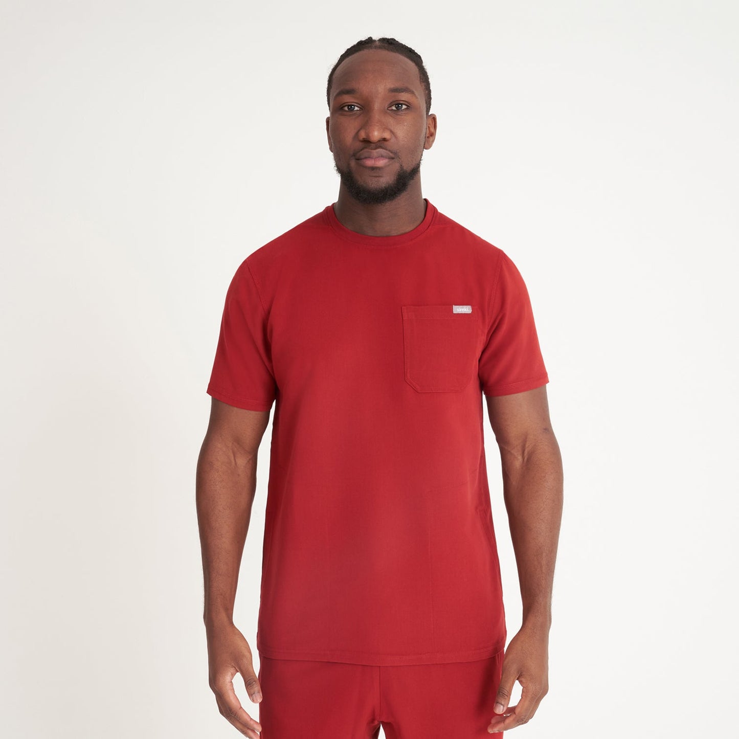 Burgundy Miles Scrub Top - Beh-4951