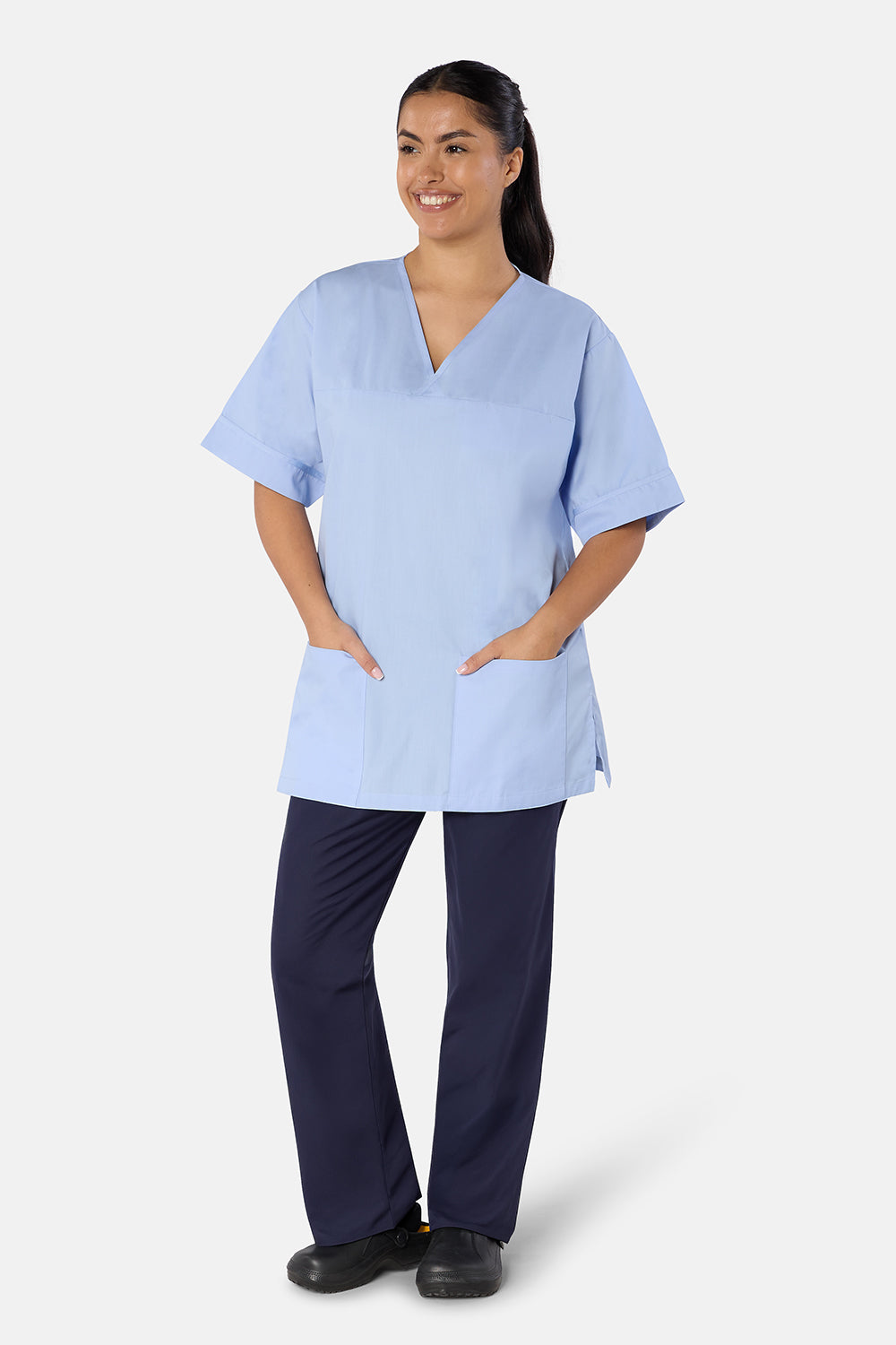 Sky Plain Lightweight Scrub Top