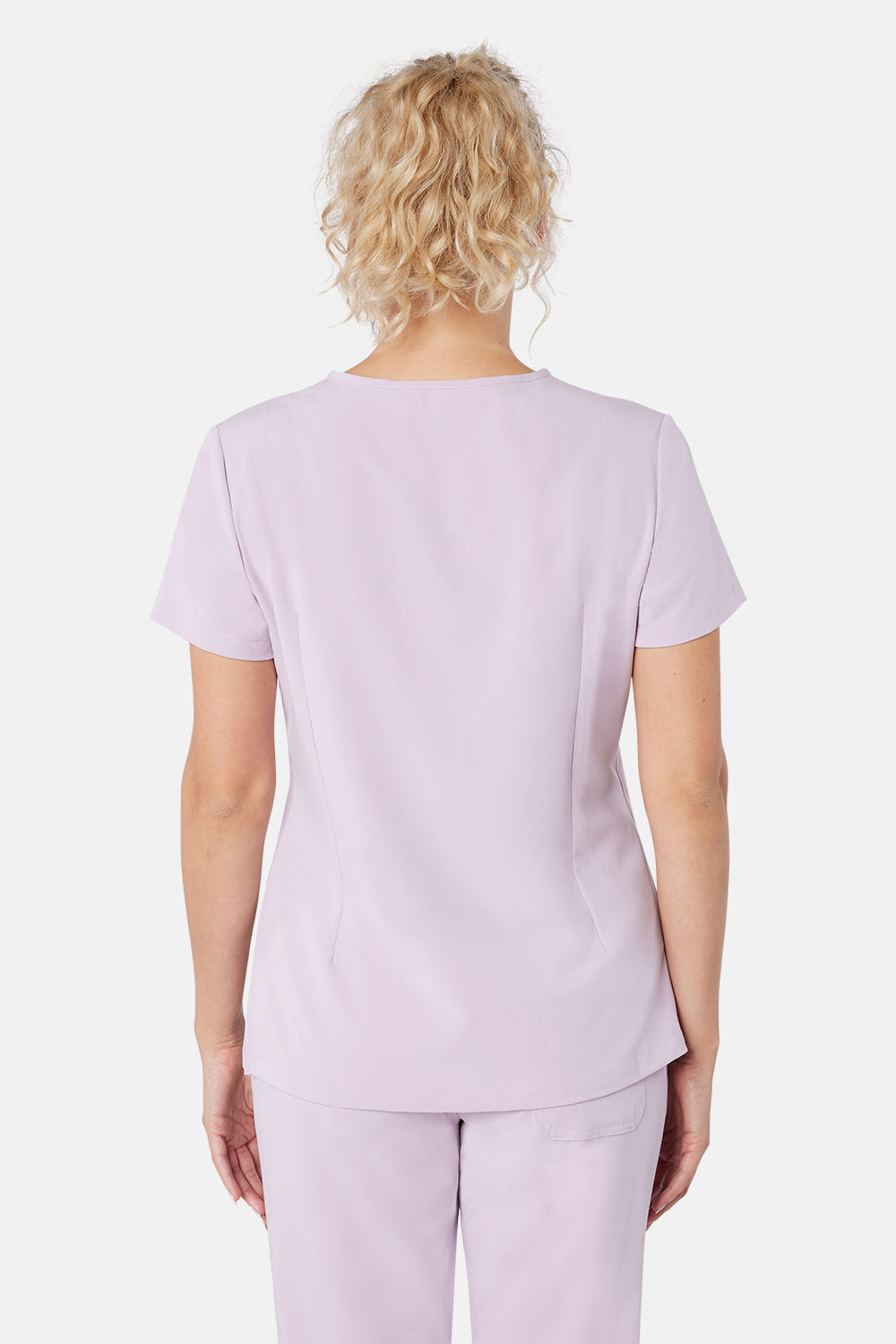 Blush Pink Nova One Pocket Scrub Top - Beh-Nova