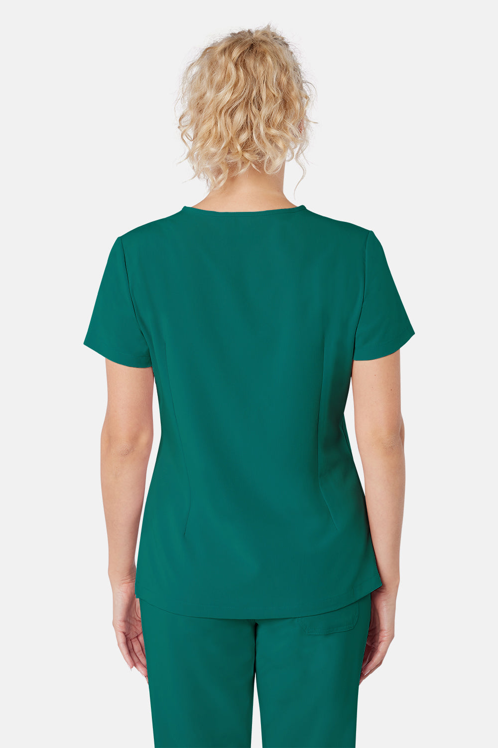 Hunter Green Nova One Pocket Scrub Top - Beh-Nova