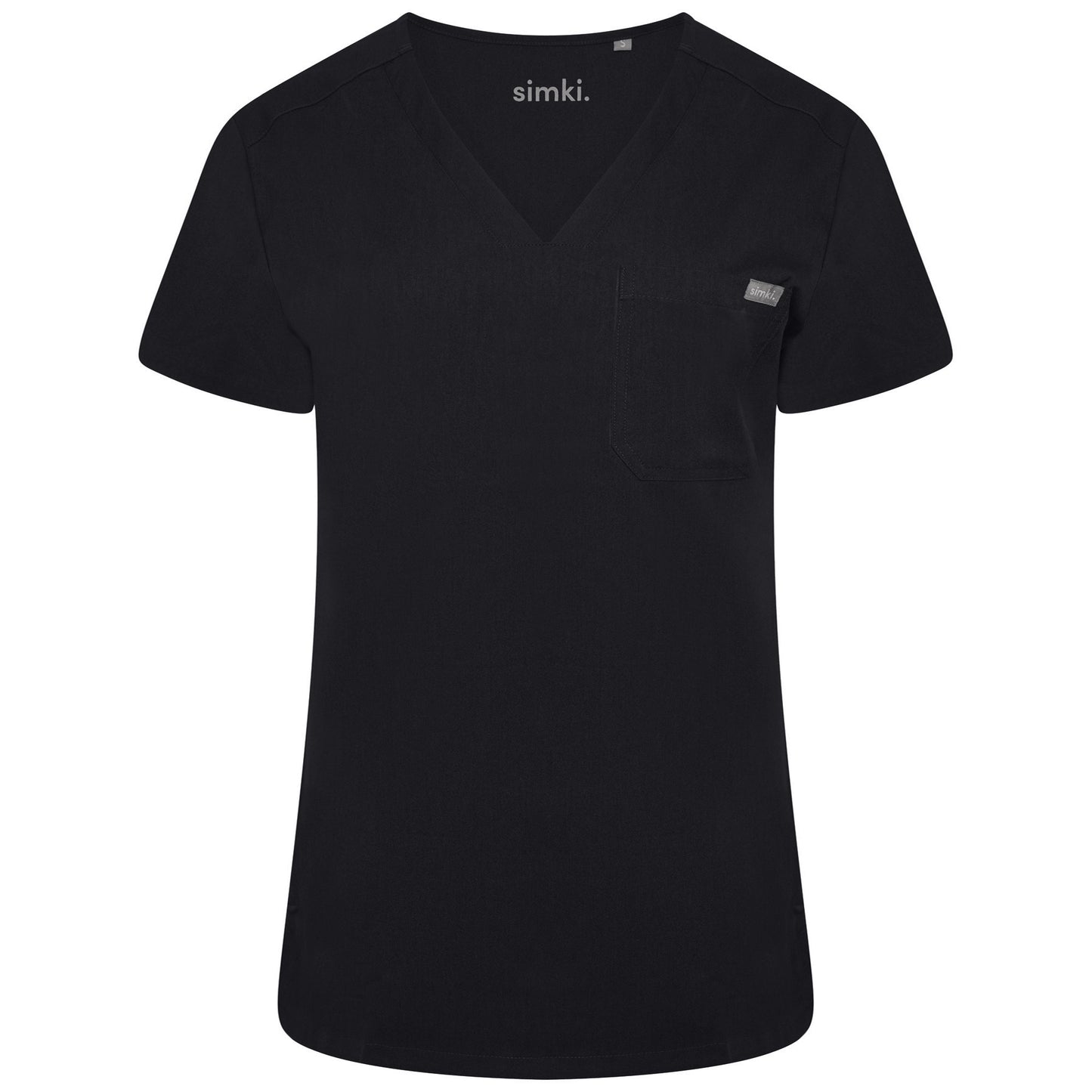 Black Nova One Pocket Scrub Top - Beh-4957