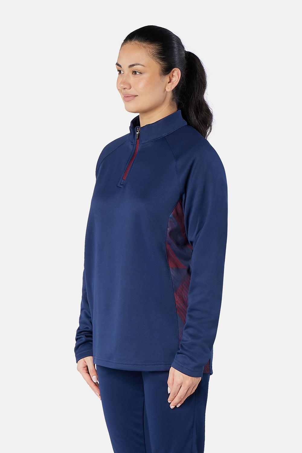 Navy/Maroon Optimum Midlayer