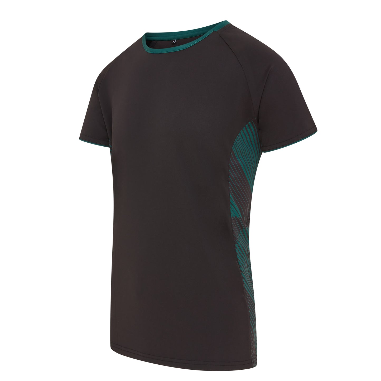 Black/Bottle Green Optimum Tee