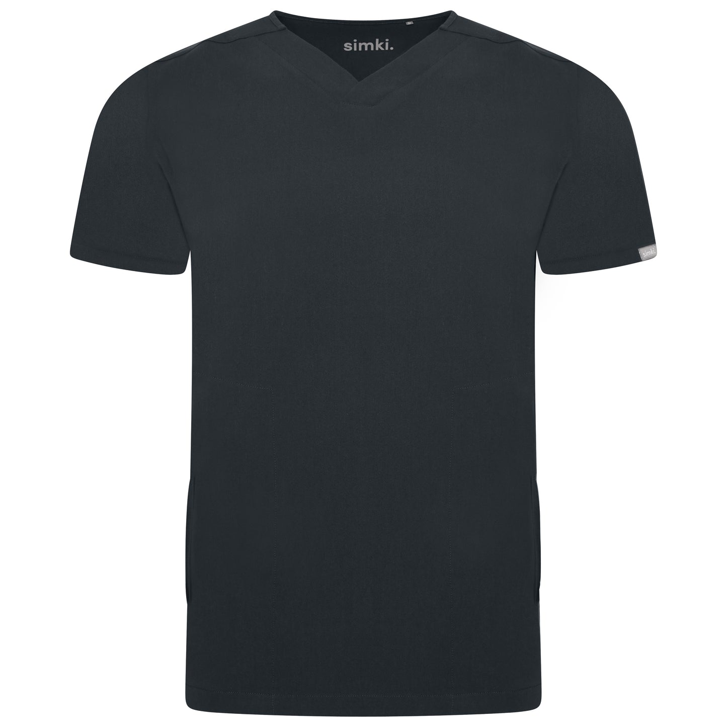 Soft Black Oscar Scrub Top - Beh-4950