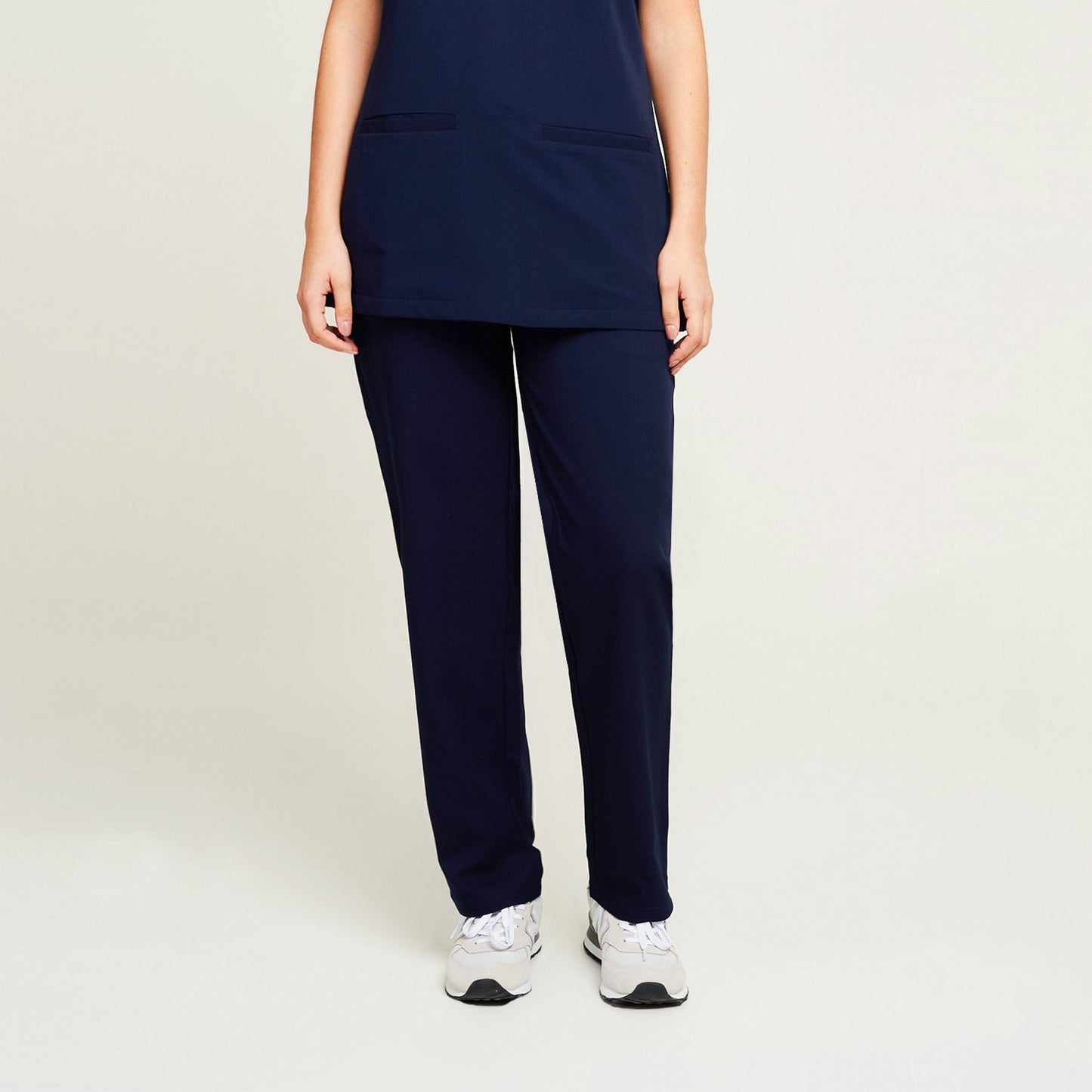 Navy Arlo Straight Leg Scrub Trouser - Beh-4956