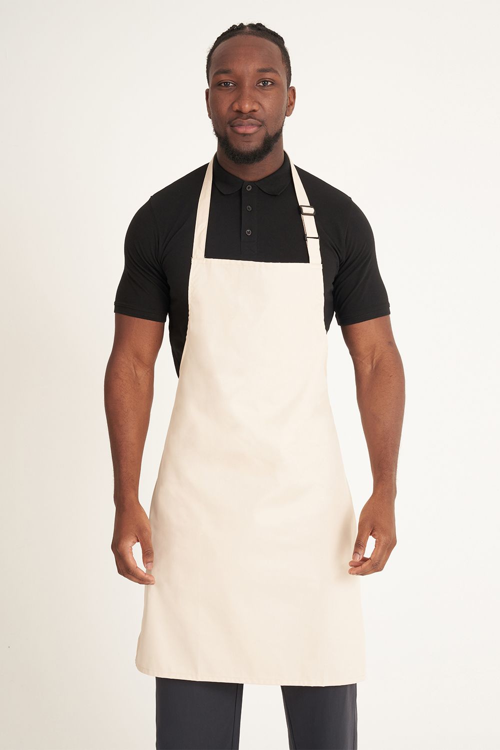 Natural Adjustable Bib Apron