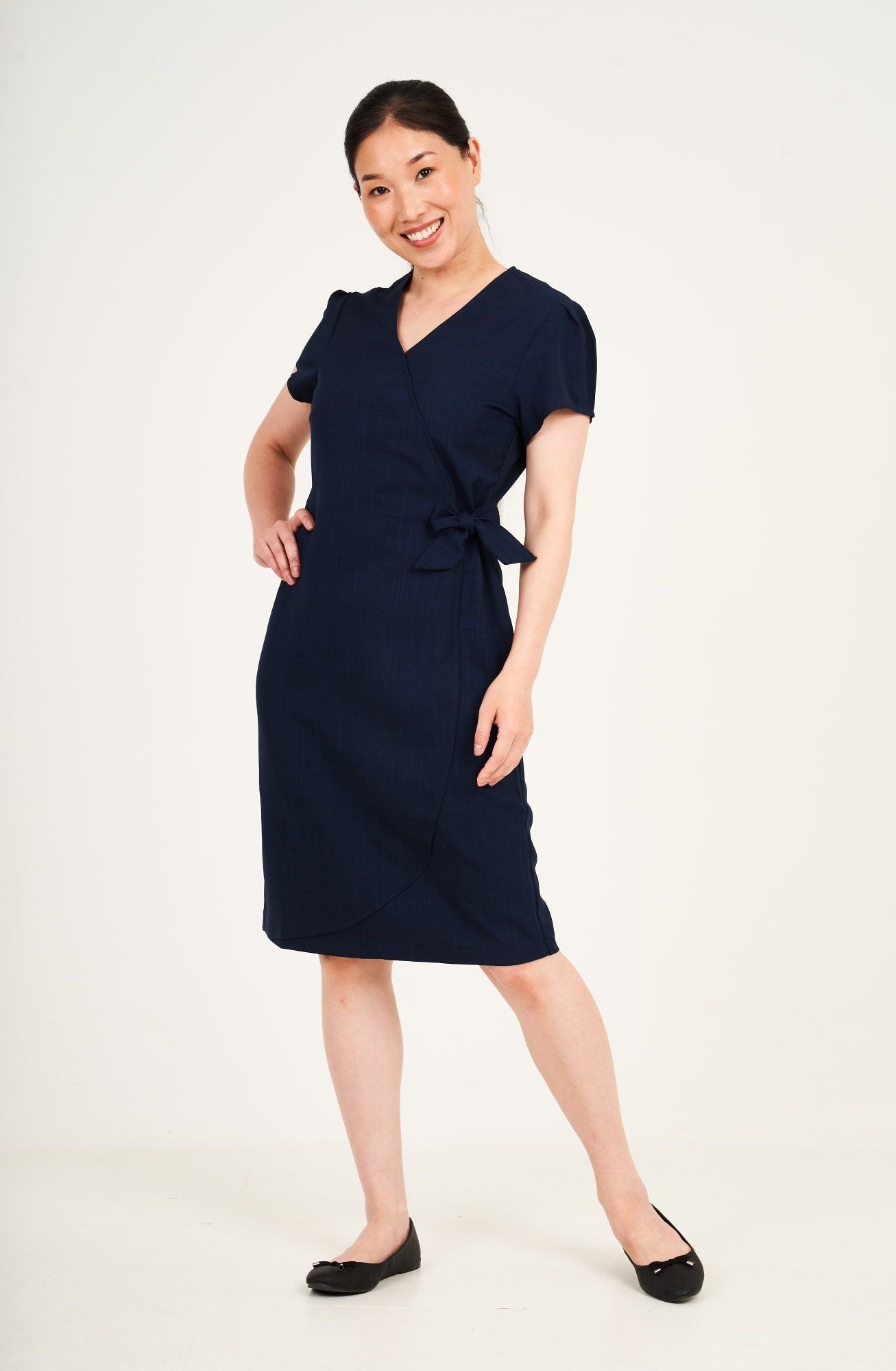 Navy Elena Dress