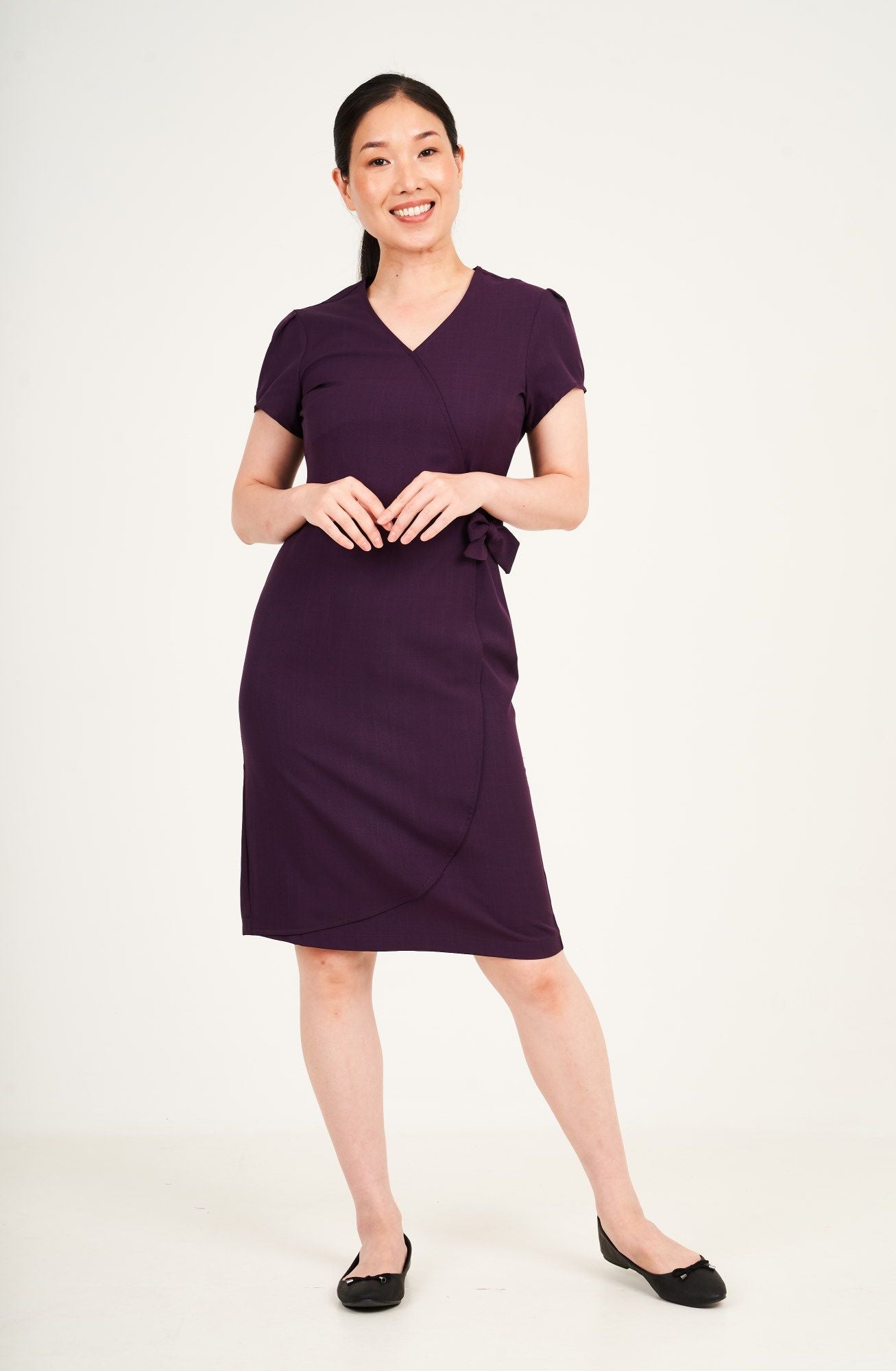 Plum Elena Dress