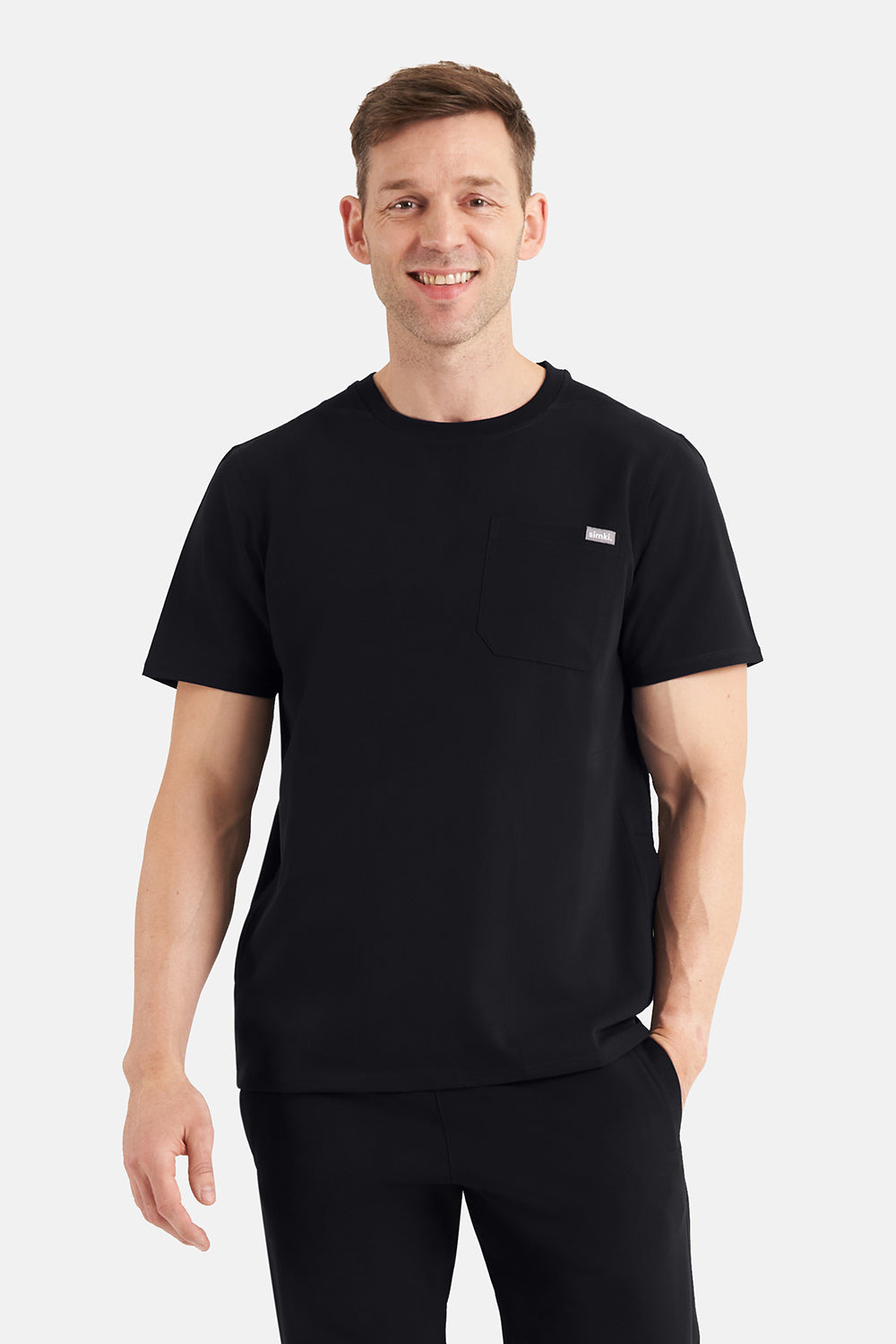 Black Miles Scrub Top - Beh-4951