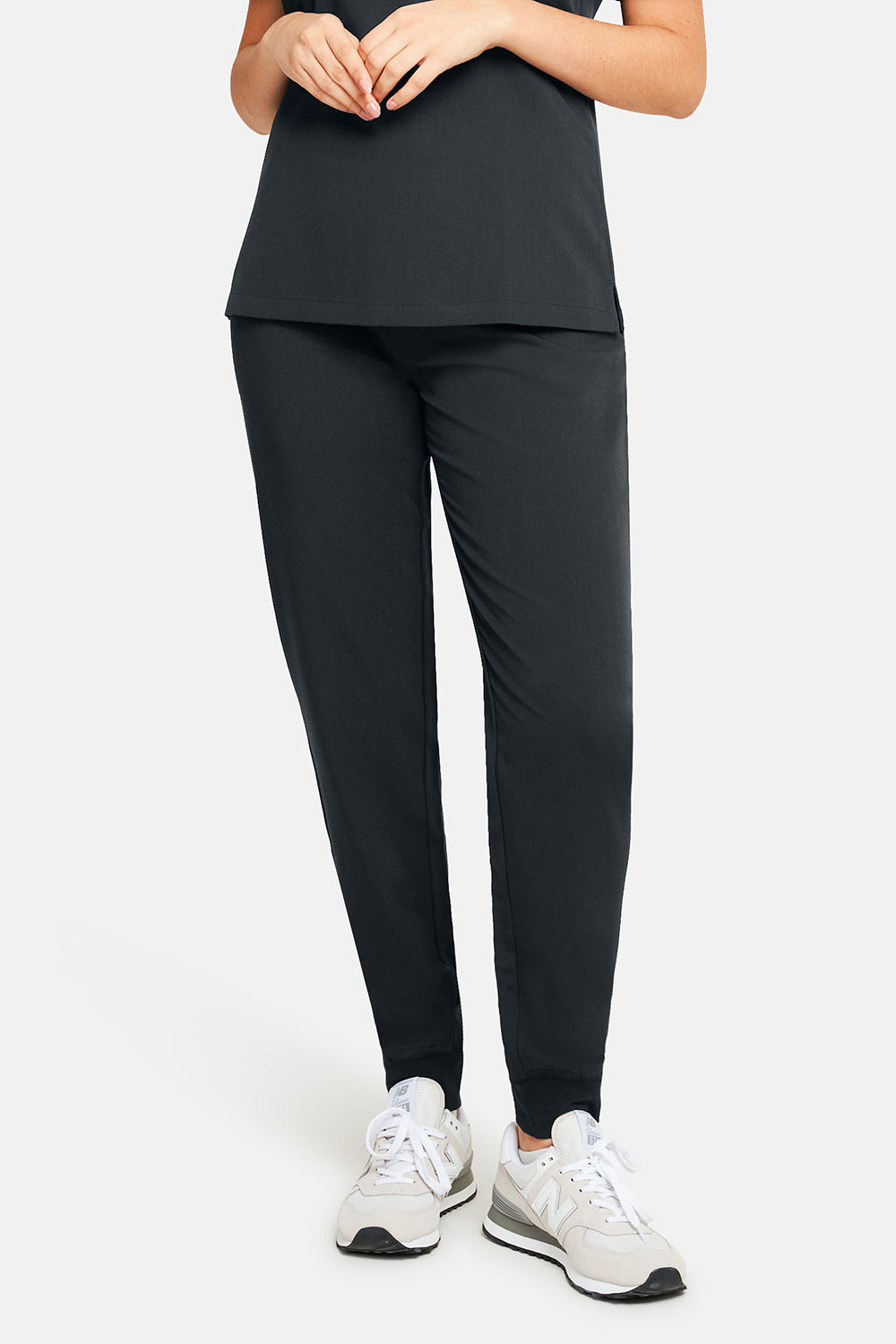 Soft Black Neo Jogger Scrub Trouser - Beh-4958