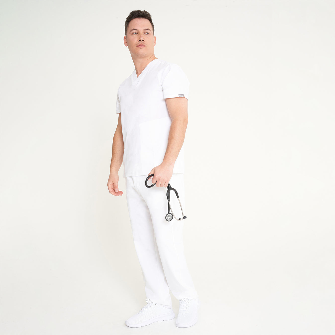 White Otto Scrub Trouser - Beh-4952