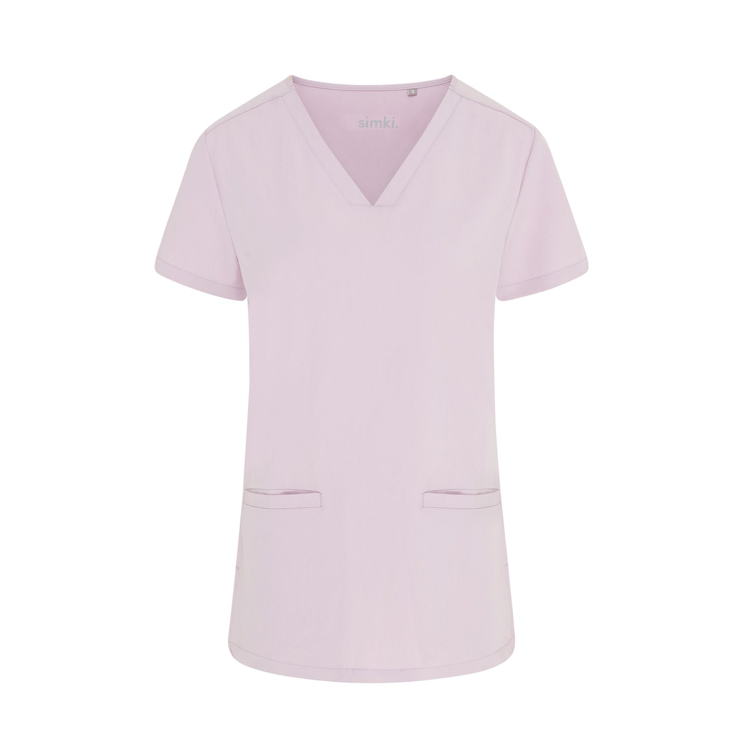 Blush Pink Ari Two Pocket Scrub Top - Beh-Ari