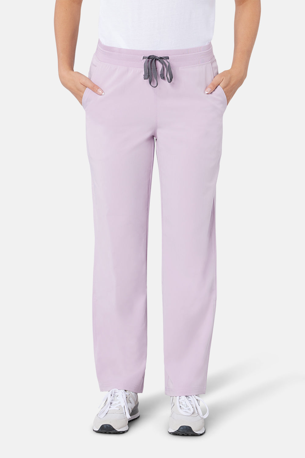 Blush Pink Arlo Straight Leg Scrub Trouser - Beh-Arlo
