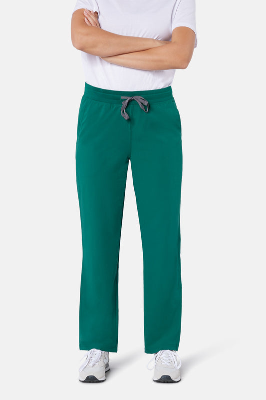 Hunter Green Arlo Straight Leg Scrub Trouser - Beh-Arlo