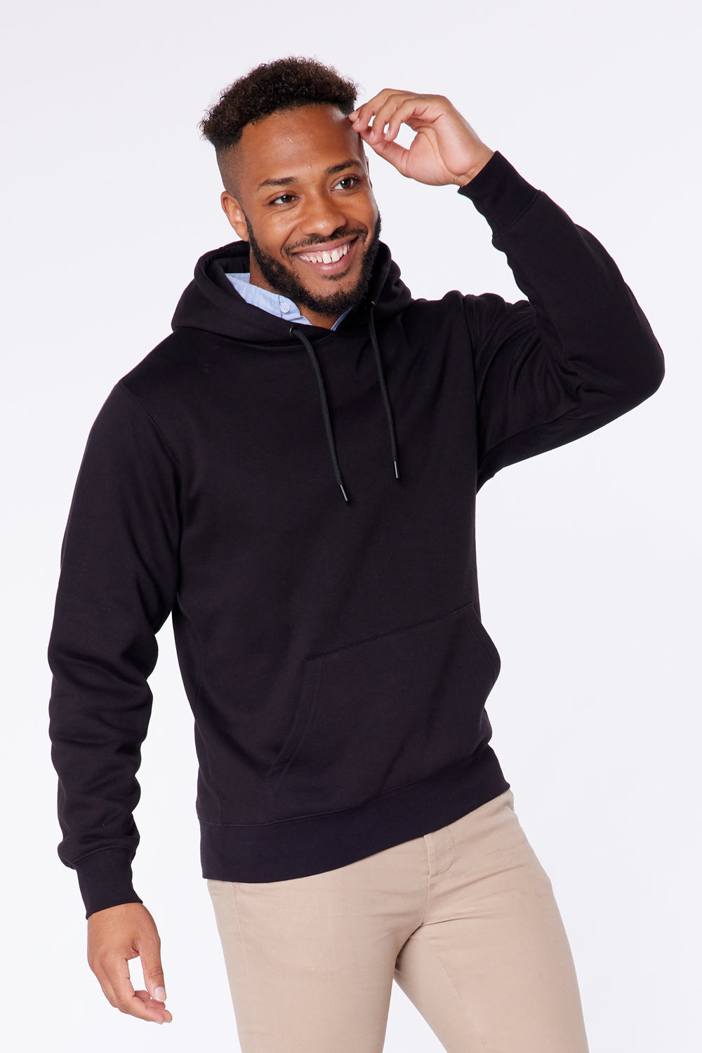 Black Essentials Hoodie