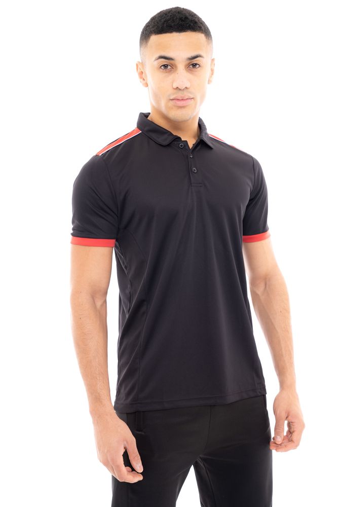 Black/Red Heritage Polo