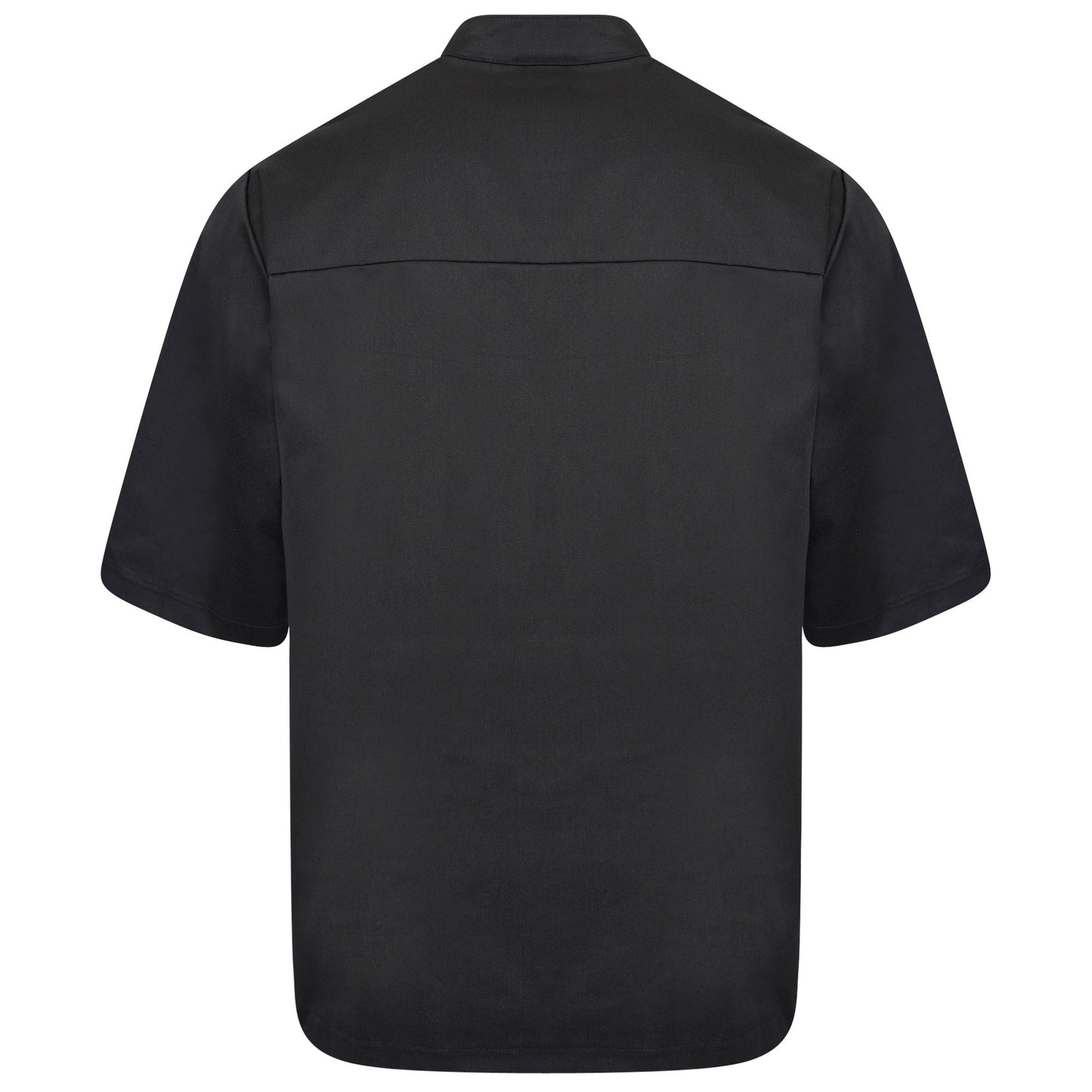 Black Chefs Jacket Short Sleeve