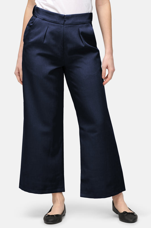 Navy Ivy Culotte Trouser
