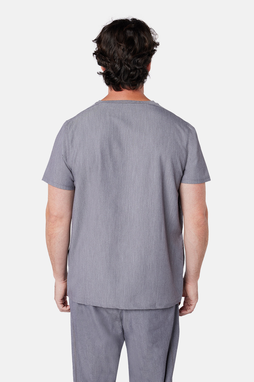 Charcoal Miles Scrub Top - Beh-4951