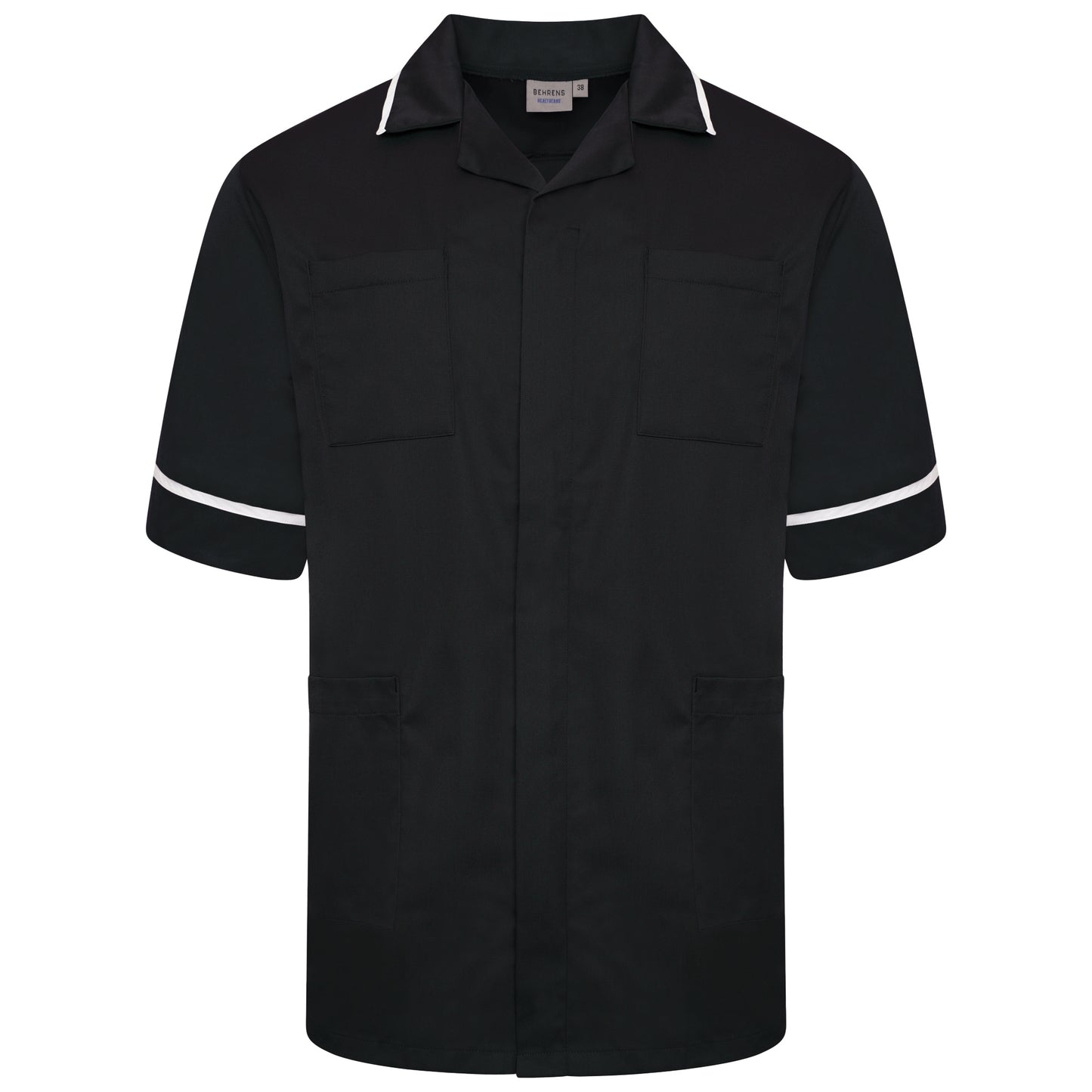 Black/White Trim Male Tunic