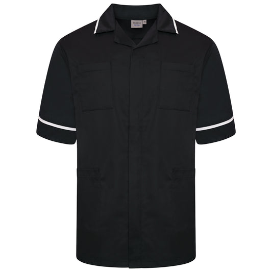 Black/White Trim Male Tunic