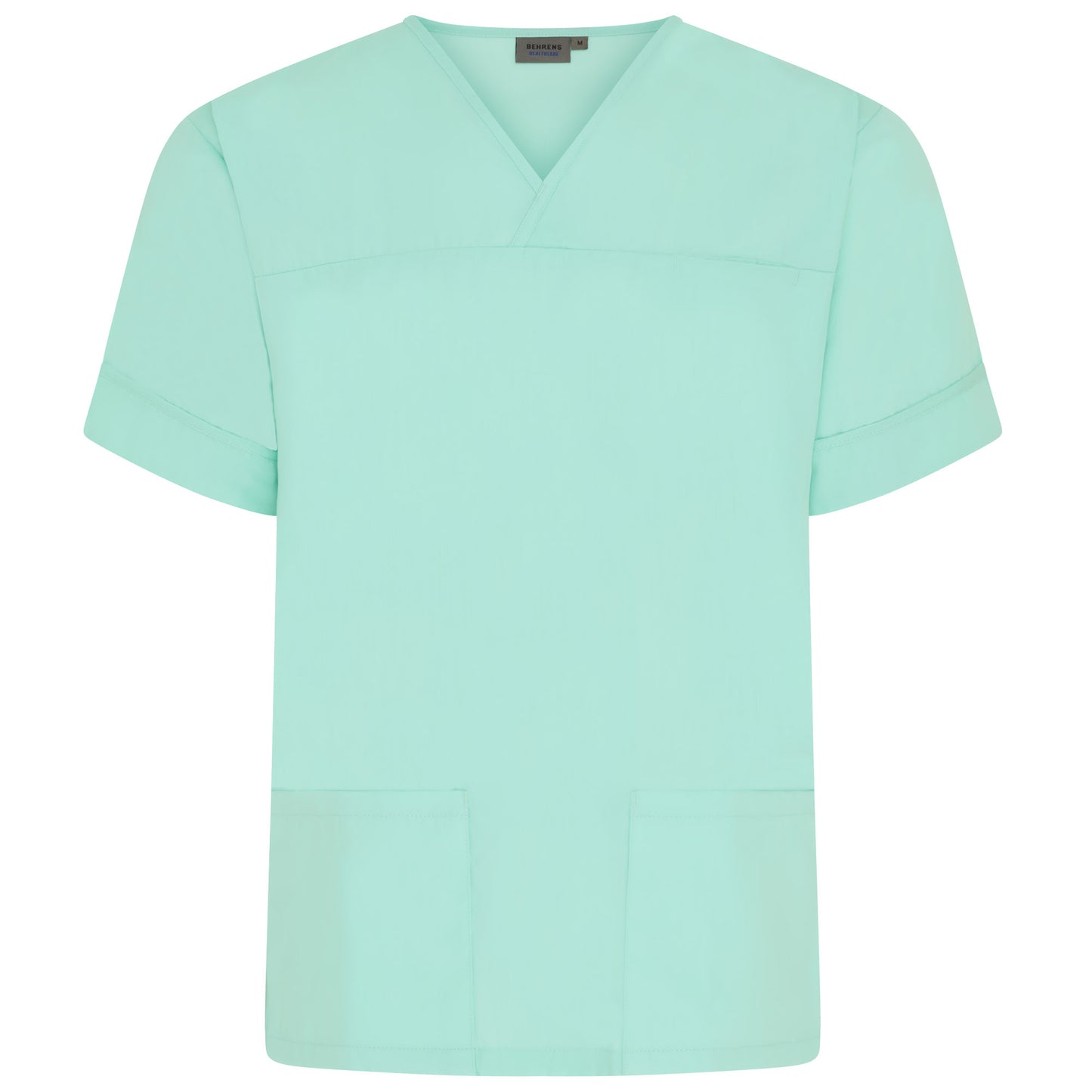 Eau De Nil Plain Lightweight Scrub Top