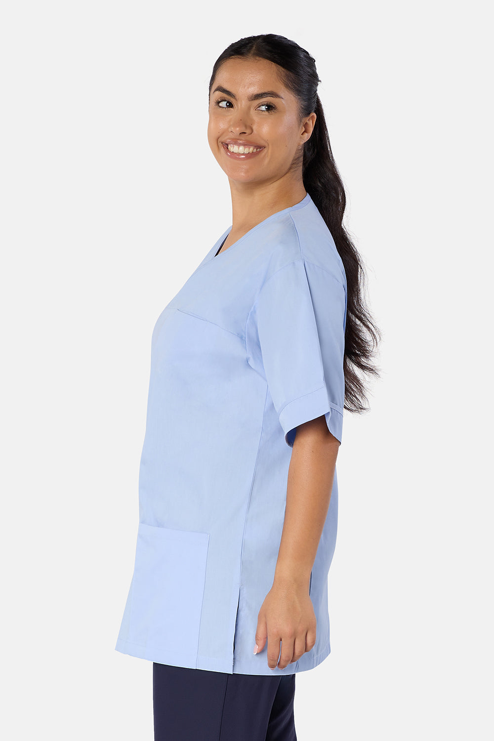 Sky Plain Lightweight Scrub Top