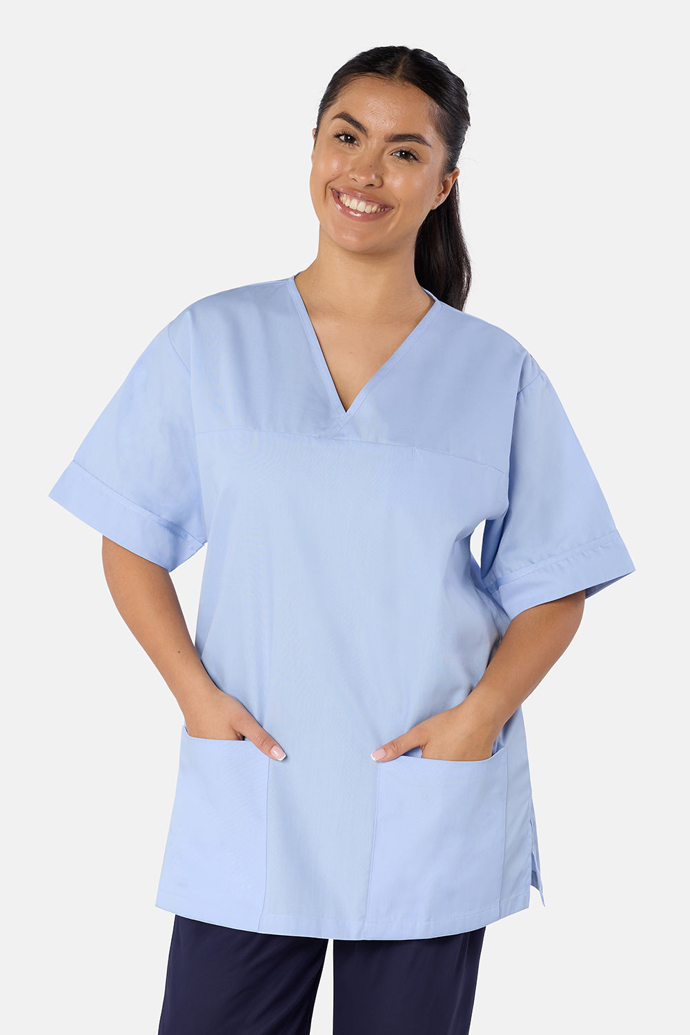 Sky Plain Lightweight Scrub Top