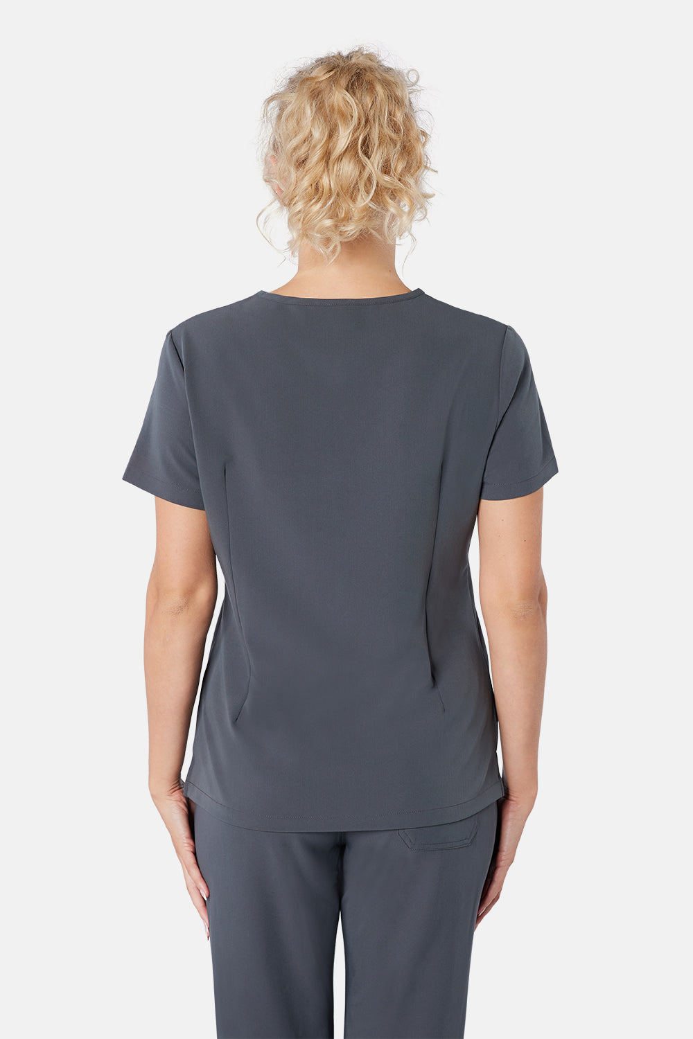Pewter Nova One Pocket Scrub Top - Beh-Nova