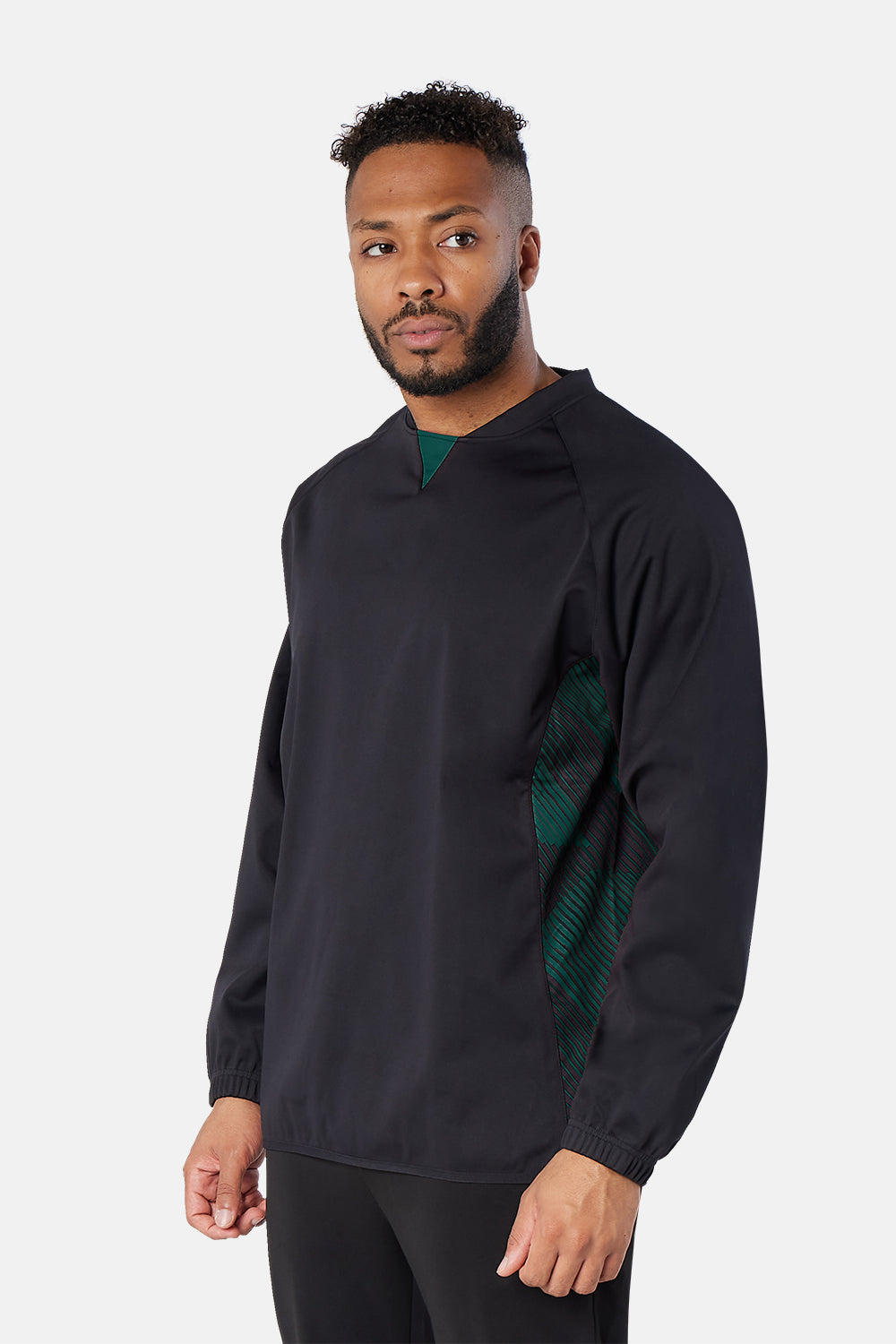 Black/Bottle Green Optimum Contact Top