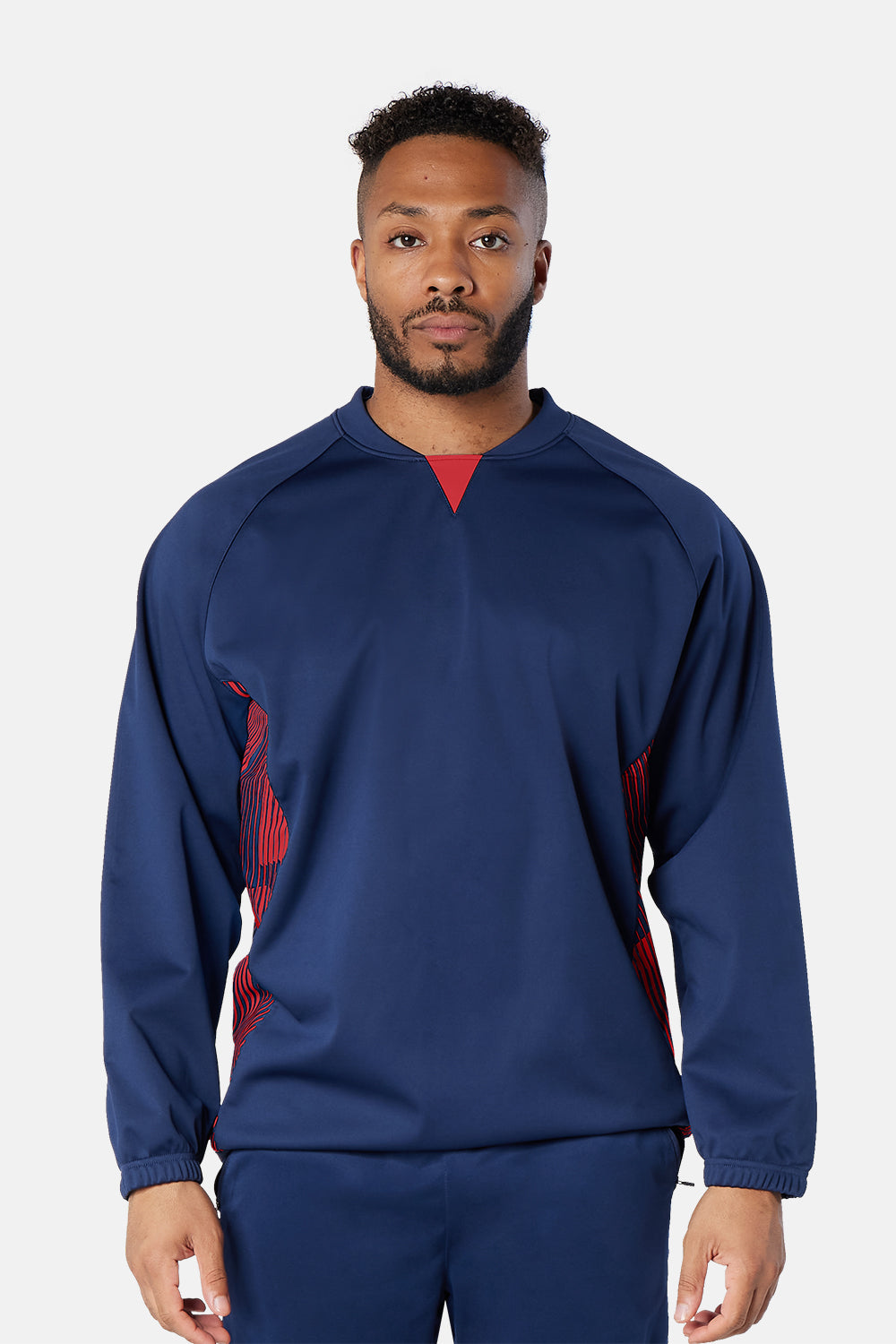 Navy/Red Optimum Contact Top