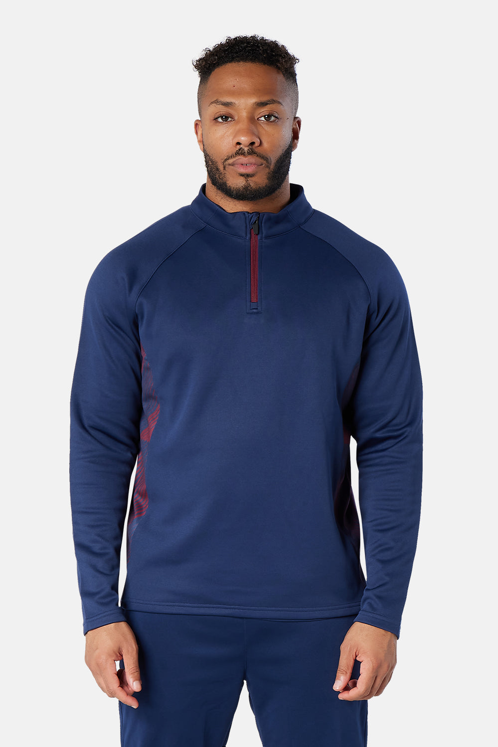 Navy/Maroon Optimum Midlayer