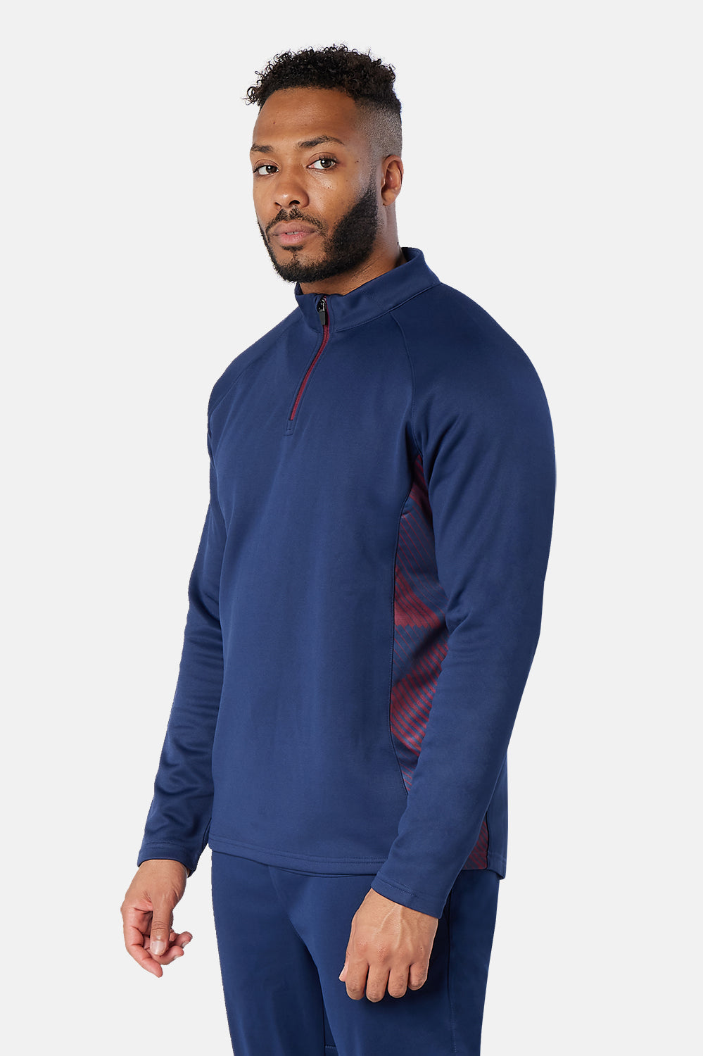 Navy/Maroon Optimum Midlayer