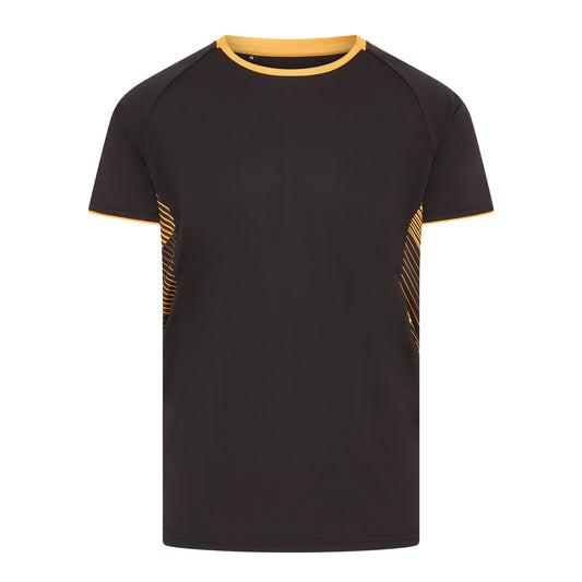 Black/Amber Optimum Tee
