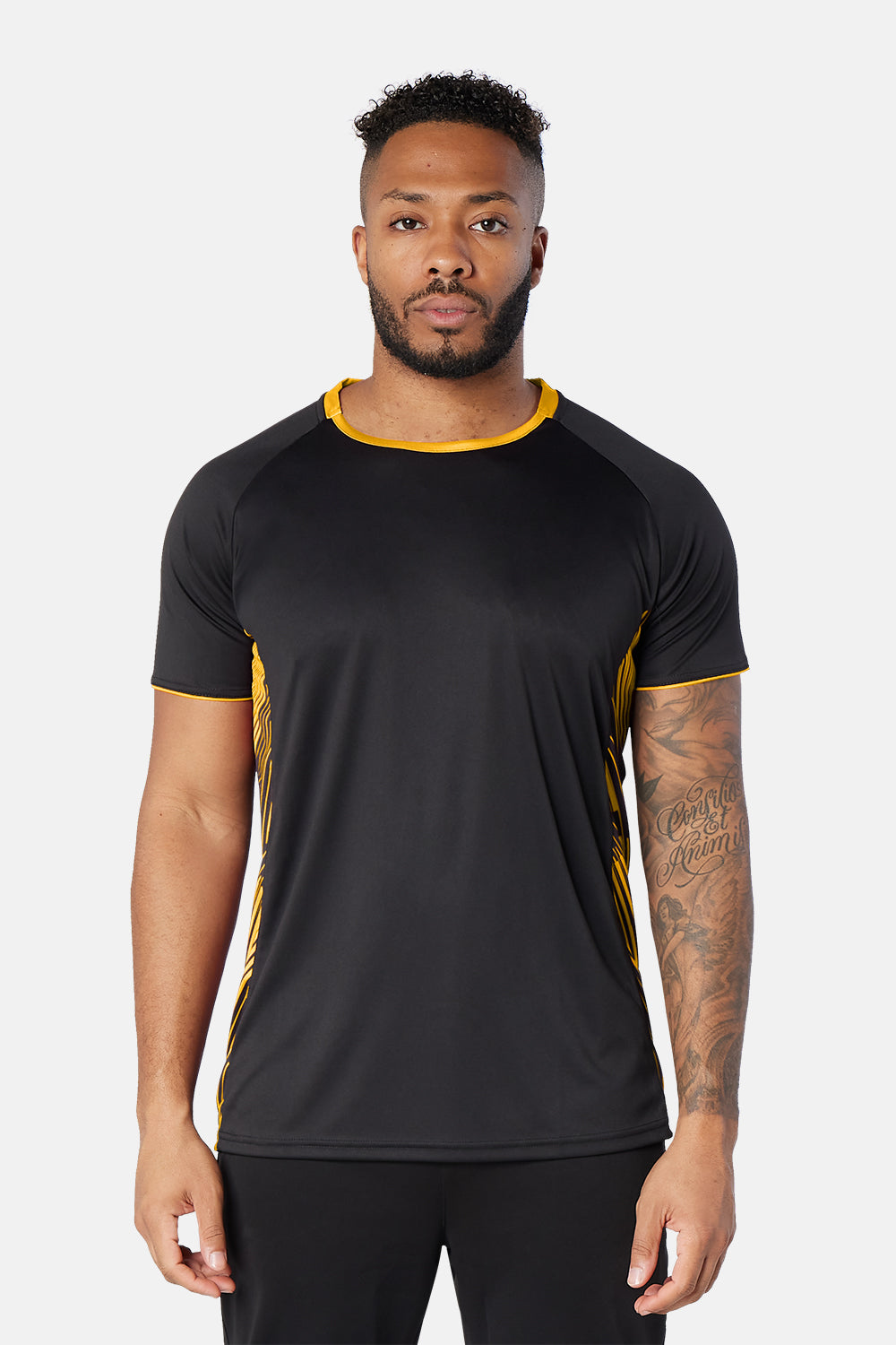 Black/Amber Optimum Tee