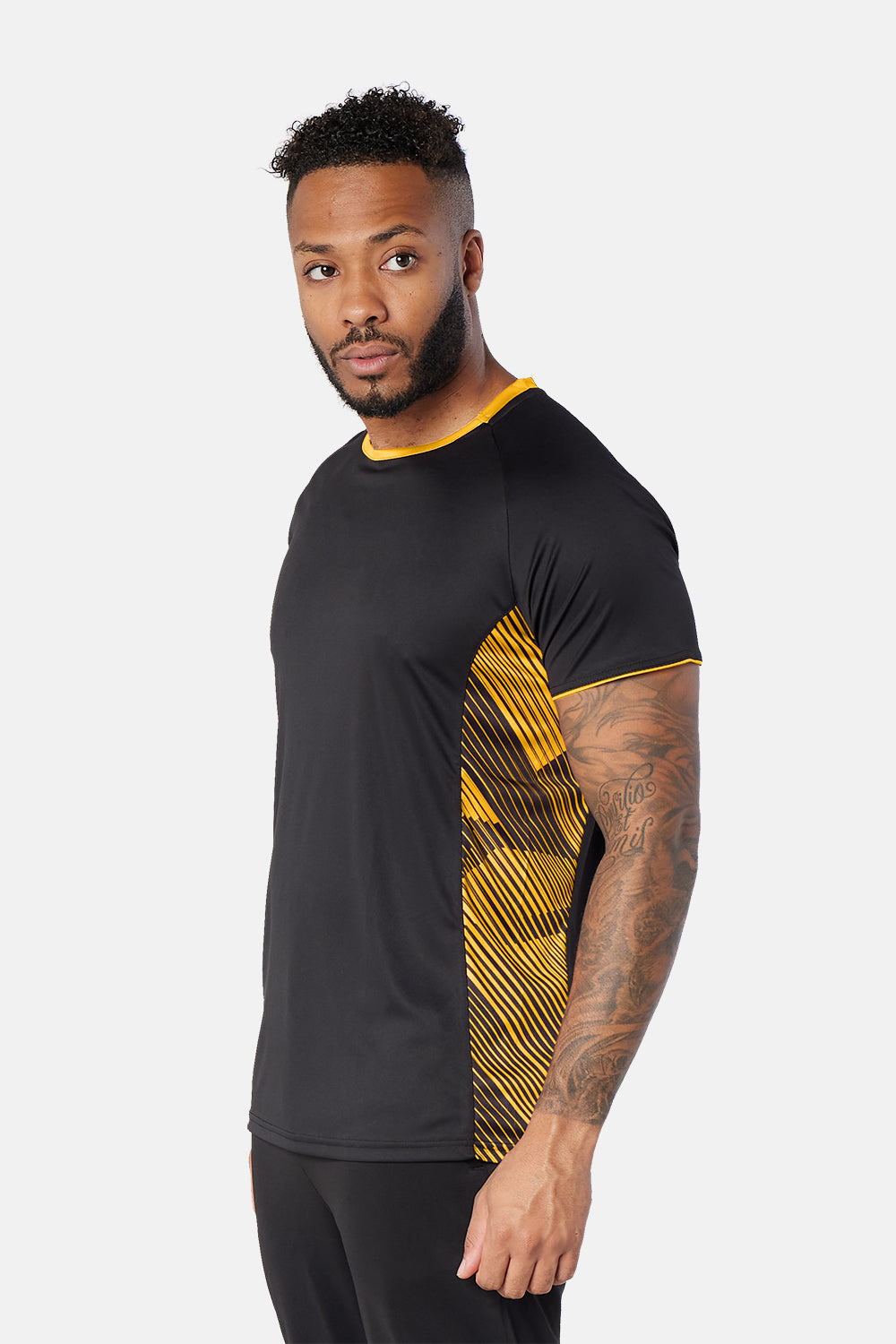 Black/Amber Optimum Tee