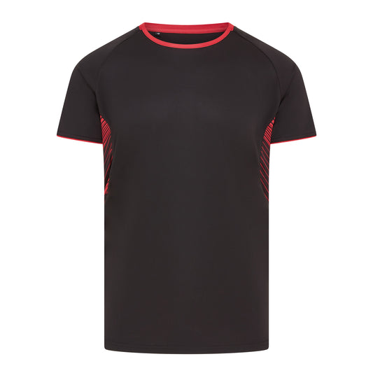 Black/Red Optimum Tee