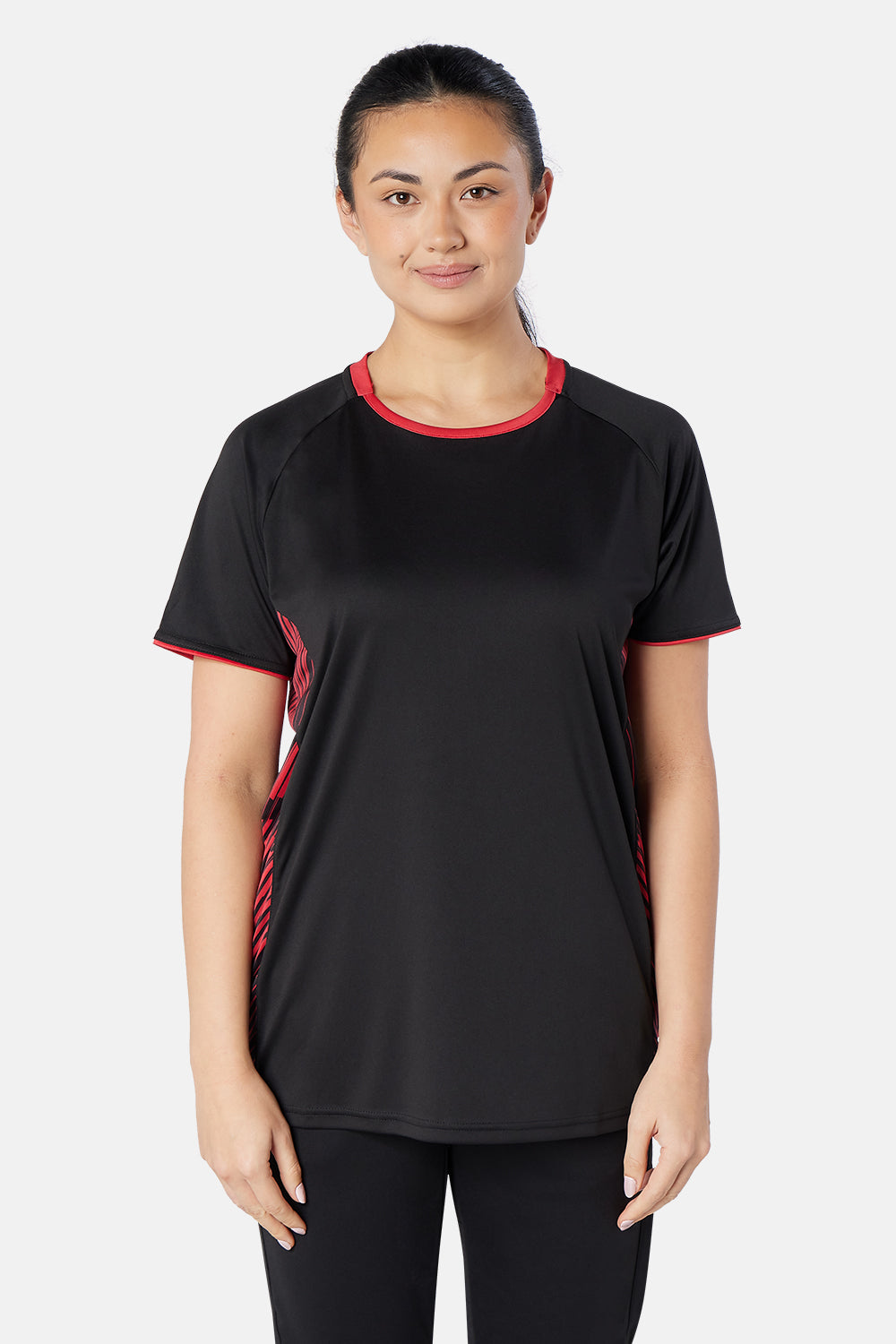 Black/Red Optimum Tee