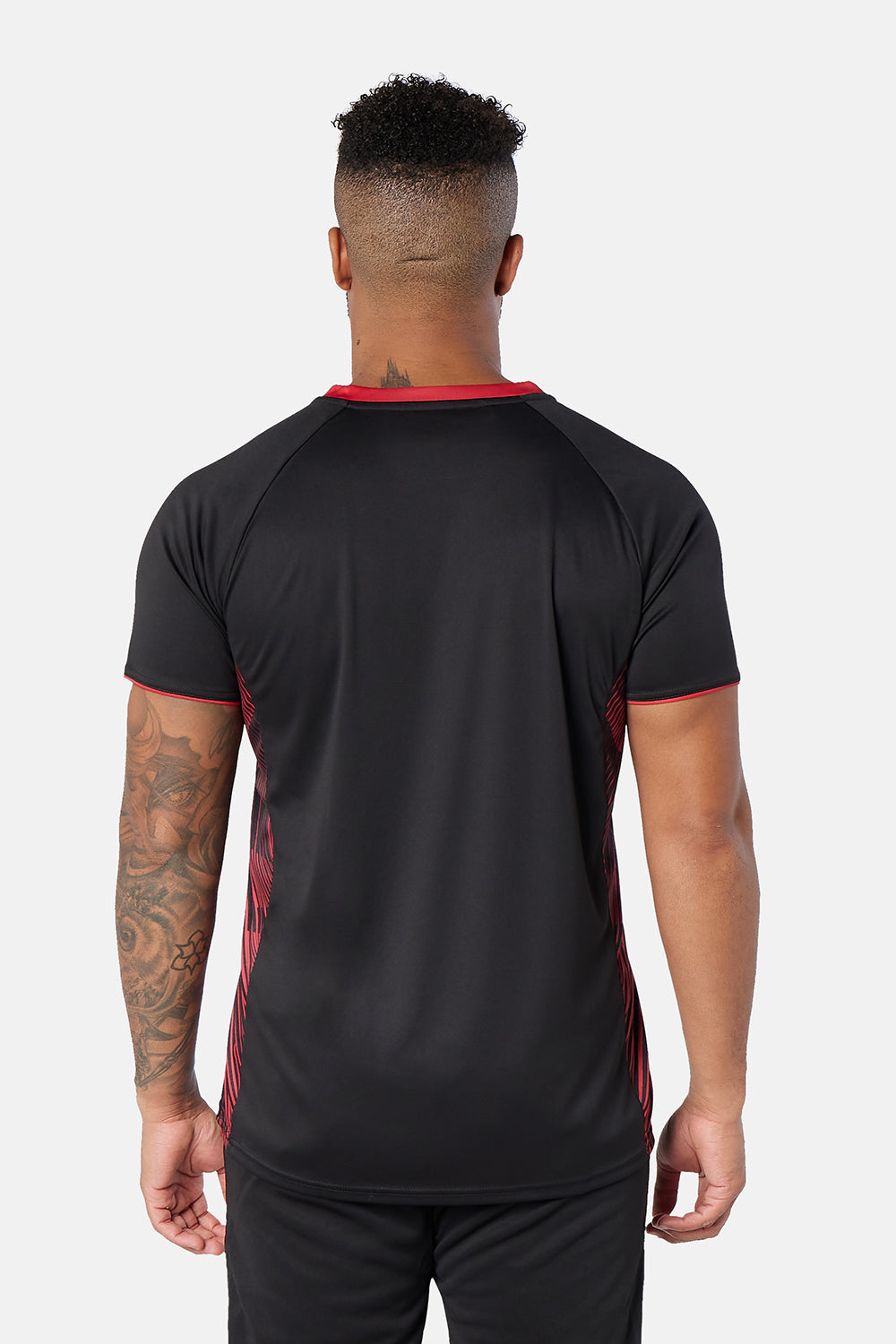 Black/Red Optimum Tee