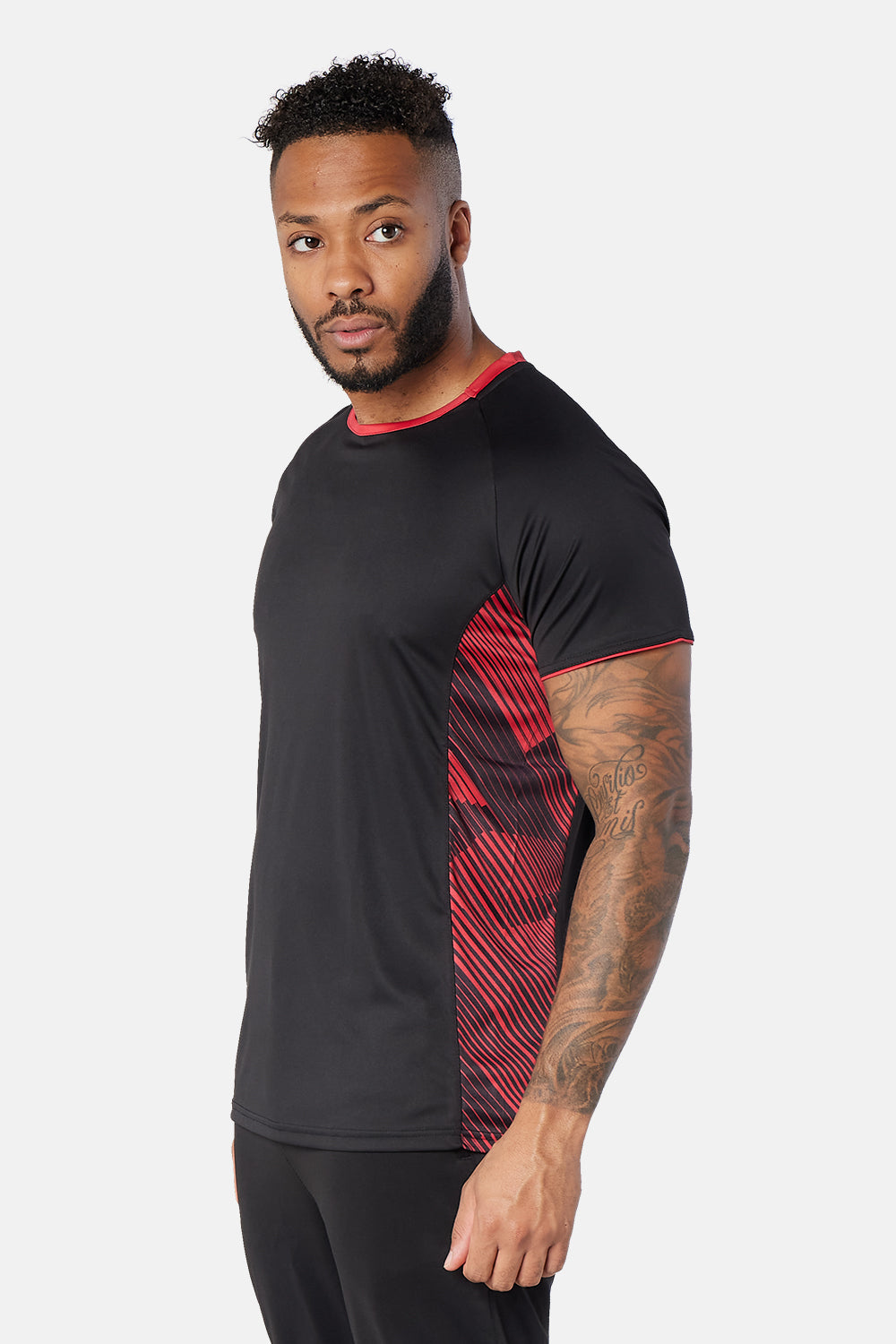 Black/Red Optimum Tee