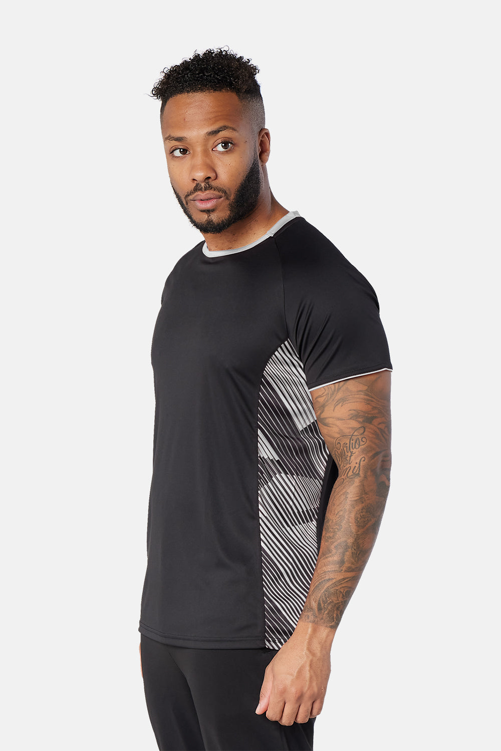 Black/Silver Optimum Tee